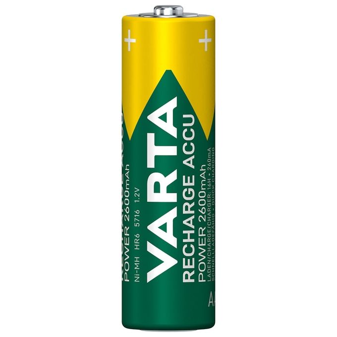 Varta Batteria ricaricabile stilo Aa R2u Prof. 2600mah Bl.4pz