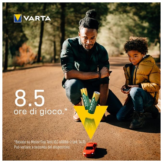 Varta Pila Stilo AA Ricaricabile 2 Pezzi