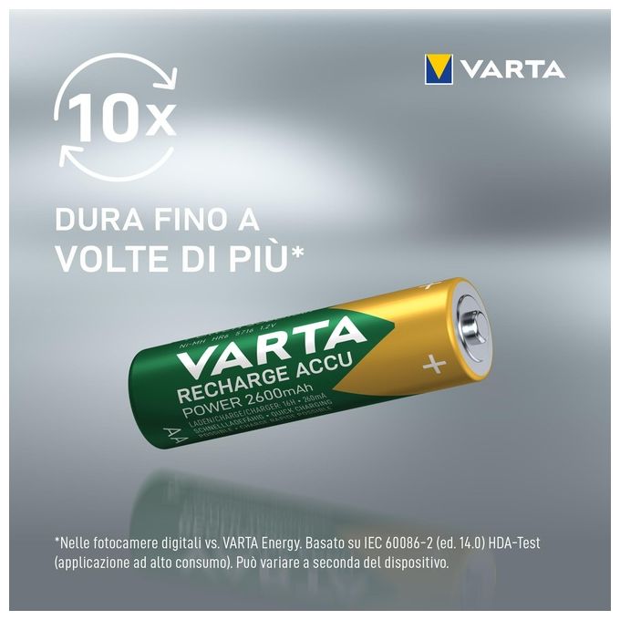 Varta Pila Stilo AA Ricaricabile 2 Pezzi