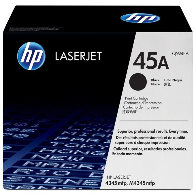 Hp toner nero 18000 pagine standard lj 4345