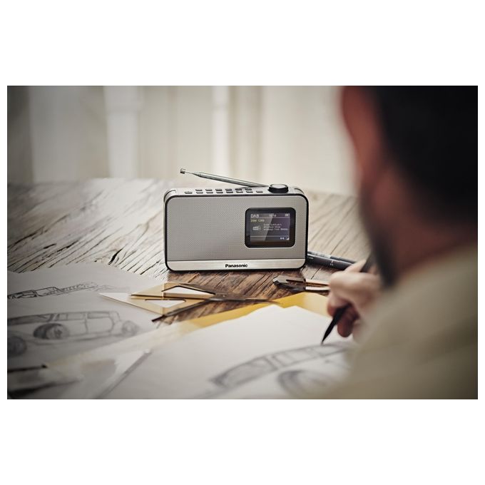 Panasonic RF-D15EG-K Radio Digitale DAB-FM Portatile con Bluetooth Nero