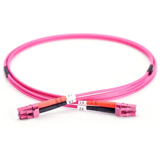 Assmann Electronic Lc-Lc 7mt Cavo a Fibre Ottiche Rosa