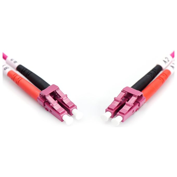 Digitus cavo fibra ottica lc a lc multimode duplex 50-125 mt.5 om4