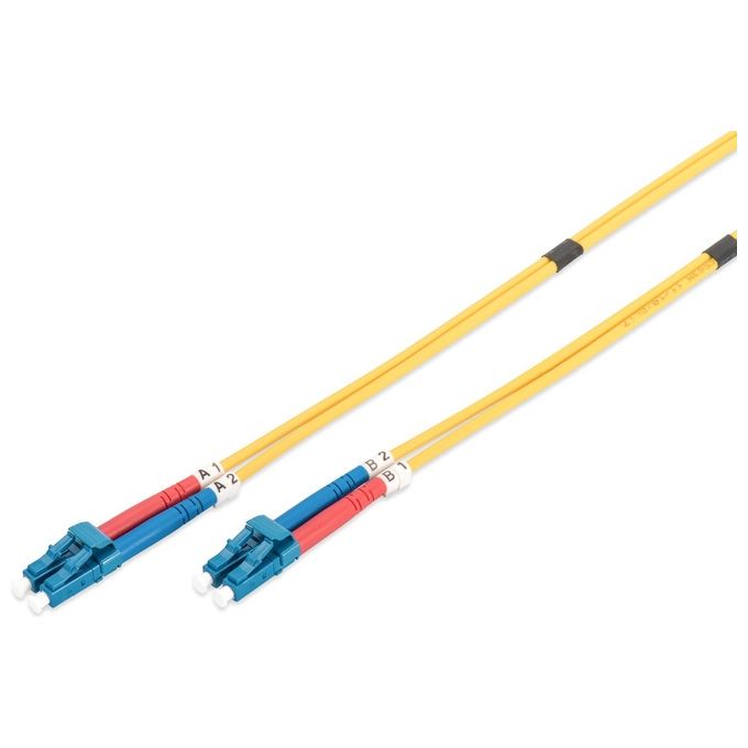 Digitus cavo fibra ottica lc a lc monomode duplex 9-125 mt.10 (al9lclc10i)