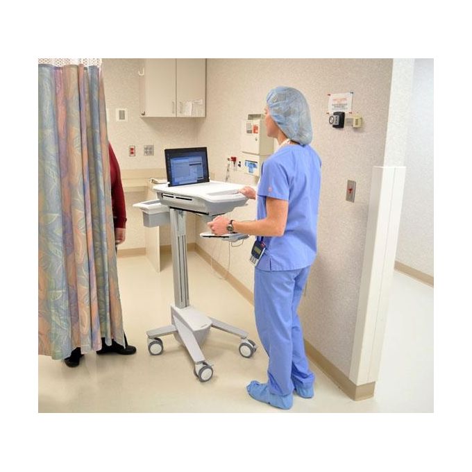 Ergotron StyleView EMR Laptop Cart Bianco Computer Portatile Carrello Multimediale