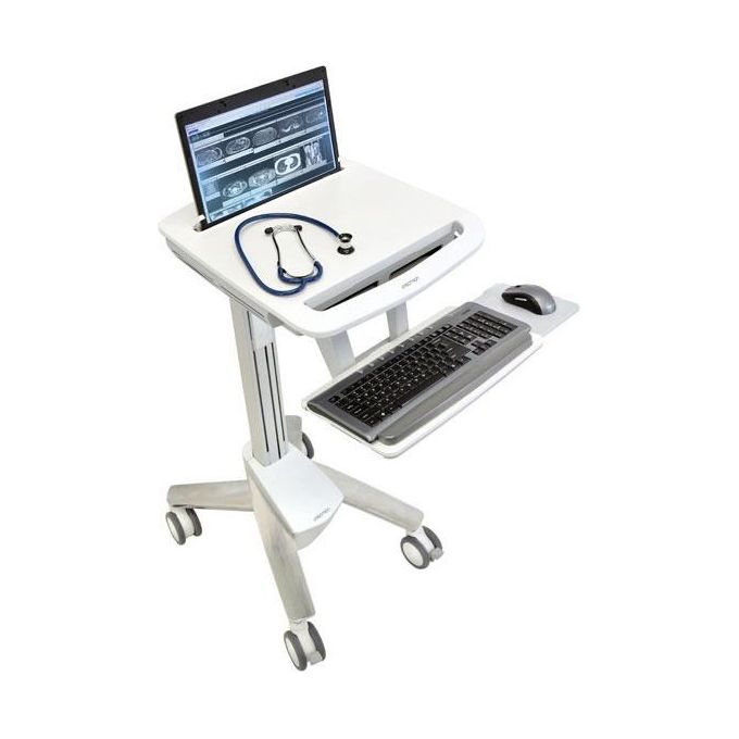 Ergotron StyleView EMR Laptop Cart Bianco Computer Portatile Carrello Multimediale