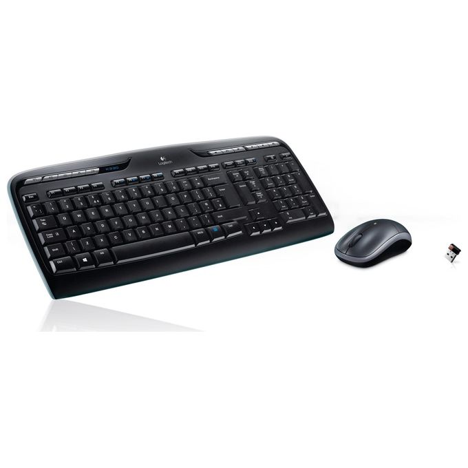 Logitech Wireless Combo MK330 Set mouse e tastiera wireless 2.4 GHz International NSEA nero