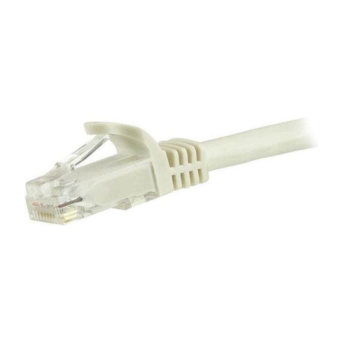 StarTech.com 5m Cat6 White Snagless Gigabit Ethernet Rj45 cavo maschio maschio