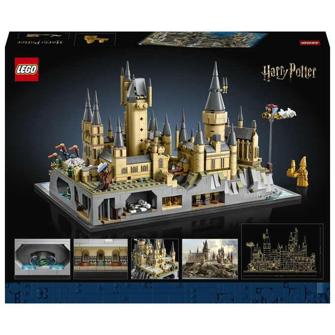 LEGO Harry Potter 76419 Castello e Parco di Hogwarts, Grande Set con Torre dell'Astronomia, Sala Grande e Camera dei Segreti