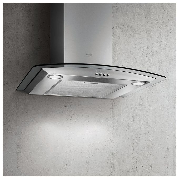 Elica CIRCUS IX-A-60 68116393A Cappa a Parete Classe energetica D 3 Velocita' Aspirante 60 cm Inox-Vetro