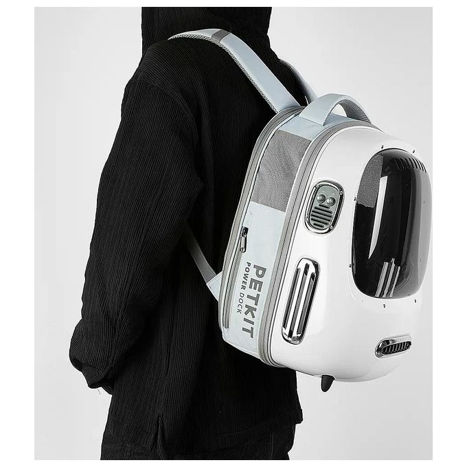 PETKIT Breezy2 Smart Cat Carrier Trasportino per Gatti Bianco