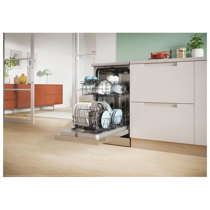 Candy Rapido' CF0C7SB0FX Lavastoviglie libera installazione 45 cm Wi-Fi 8 Programmi 47DB Inox