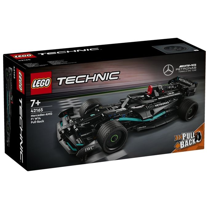 LEGO Technic 42165 Mercedes-AMG F1 W14 E Performance Pull-Back, Macchina Giocattolo da Costruire, Gioco Creativo per Bambini 7+