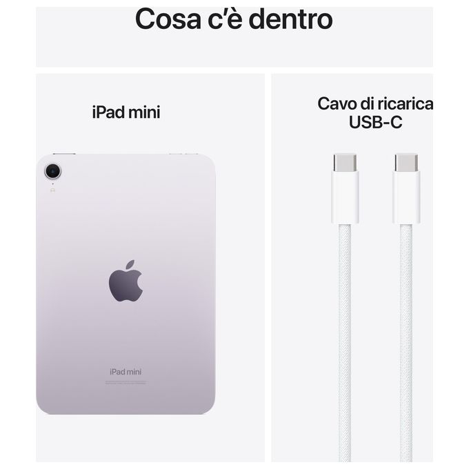 Apple iPad mini 256Gb 8.3'' Wi-Fi 7ª Generazione Viola