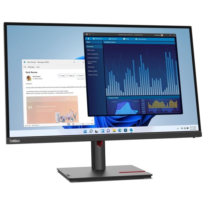 Lenovo ThinkVision T27p-30 LED Display 27'' 3840x2160 Pixel 4K Ultra HD Nero