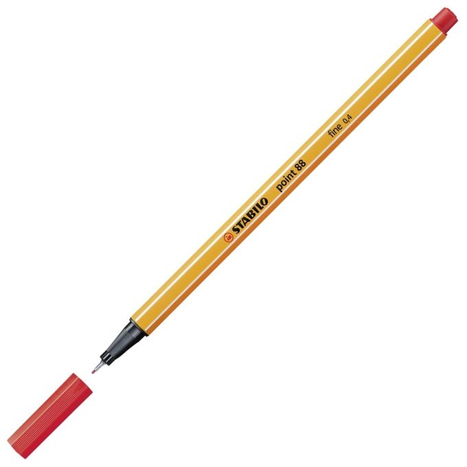 Stabilo Cf10 Fineliner Point 88 Rosso