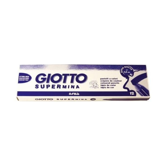 Giotto Cf12 pastelli Supermina Grigio Fredd