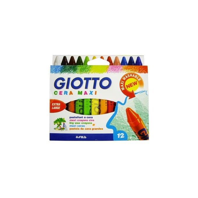 Giotto Cf12 pastelli Cera Maxi