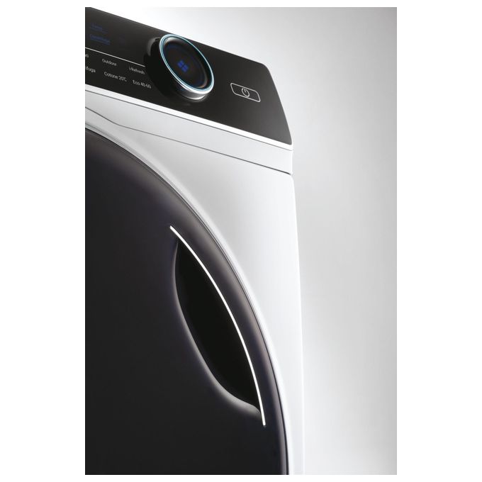 Haier HW80-B14979 I-Pro Series 7 Lavatrice Slim Frontale 8 Kg 1400 rpm Classe A Direct Motion Vapore (85x59.5x46 cm) colore Bianco