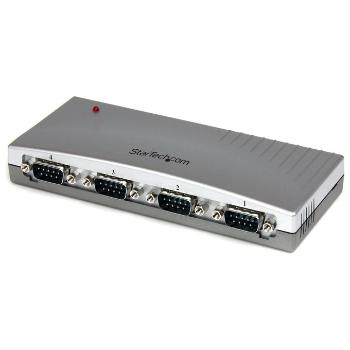 Startech Hub Adattatore Usb a Seriale DB9 RS232 a 4 Porte