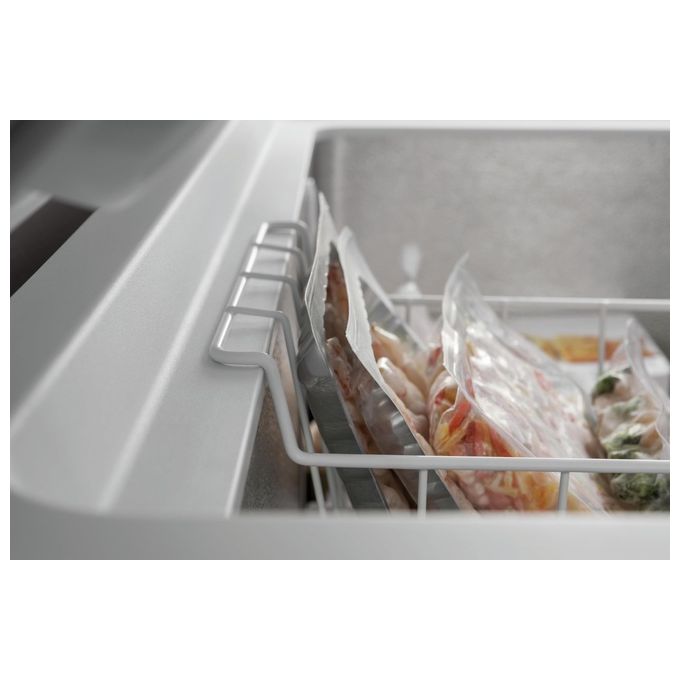 Whirlpool WHE31352 FO 2 Congelatore a Pozzetto Capacita' 312 Litri Classe energetica E  FastFreezing Tecnologia 6° SENSO Space Max 91,6 cm Bianco
