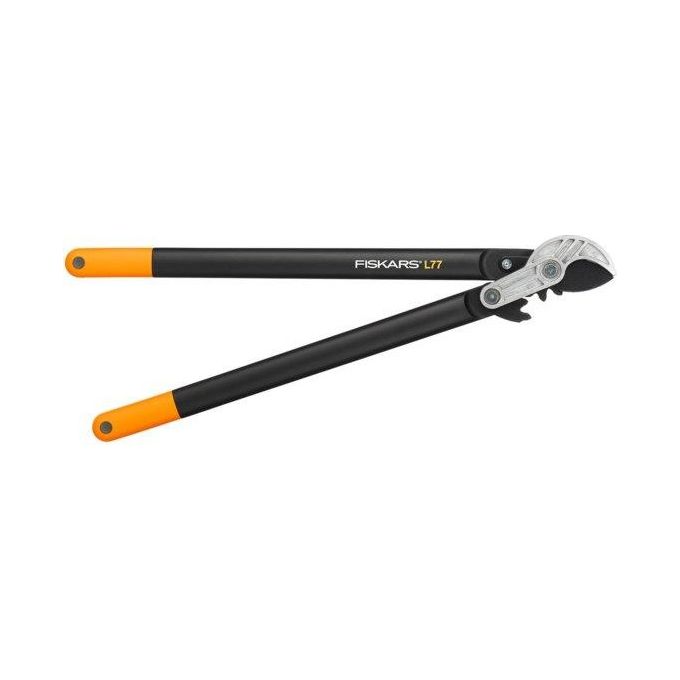 Fiskars PowerGear L77 69cm Troncarami a Incudine per Legno Secco e Duro Diametro di Taglio 5cm