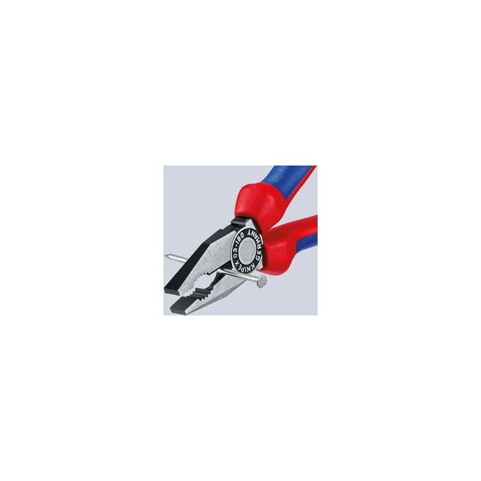 Knipex Pinza Universale Cromata Isolati con Manici Rivestiti in Materiale Bicomponente Collaudati VDE 180mm