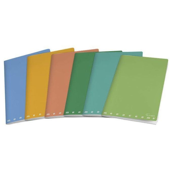 Pigna Confezione 10 Quaderno Monocromo Green 0C