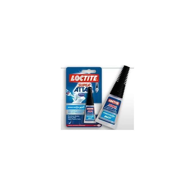 Loctite 2048078 Super Attak Precision Max Colla Cianoacrilato Liquida Multimateriale 10g colore Trasparente