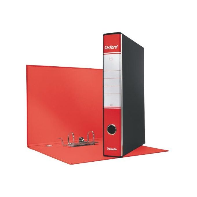 Esselte Cf8 registratori Oxford G84 Rosso