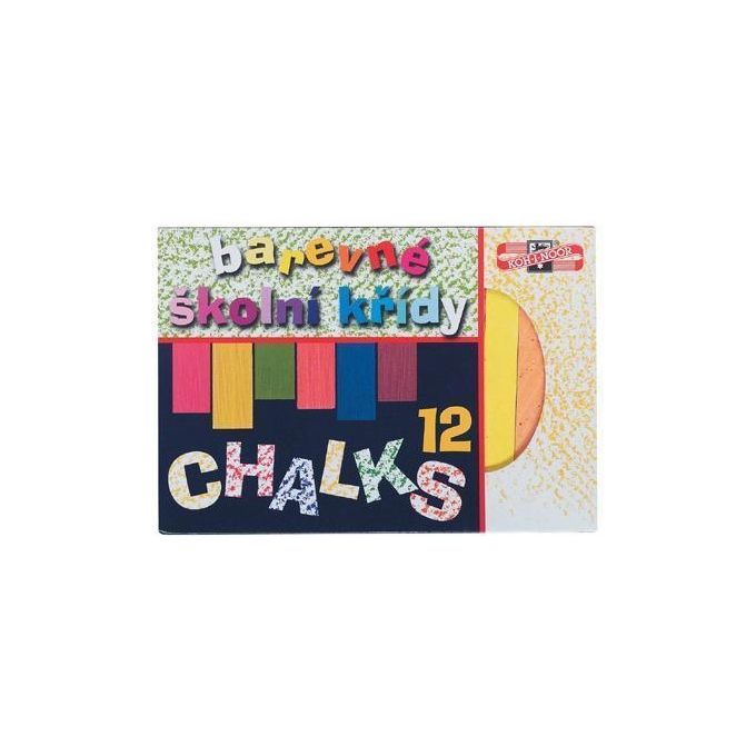 Koh-i-noor Cf12gessetti Lavagna Chalks 12x12mm