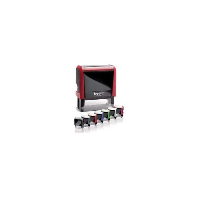 Trodat TR3921R Printy 4912 4.0 Timbro Autoinchiostrante ECO Personalizzabile 47x18 mm colore Rosso