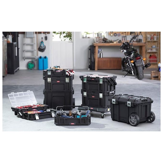 Keter Connect Organizer Con Vassoi Estraibili In Plastica