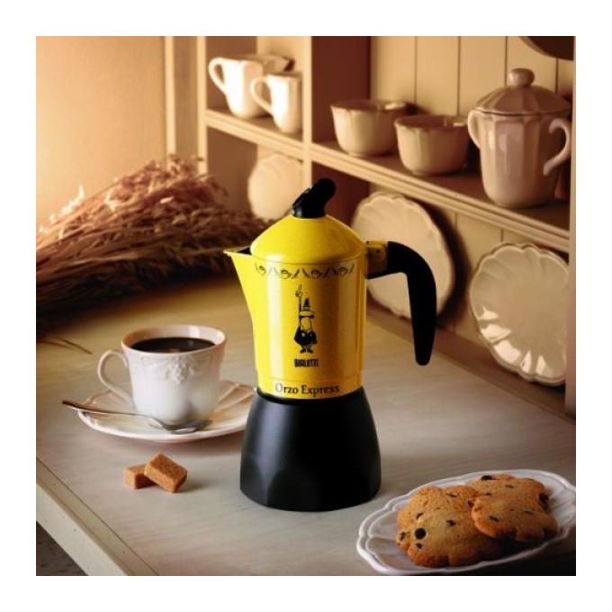 Bialetti Orzo Express 4 Tazze, Gialla