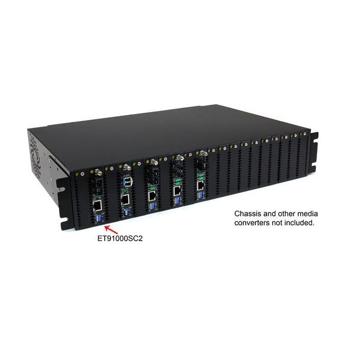StarTech Convertitore media Ethernet Gigabit in fibra multimodale SC 550 m -1000 Mbps