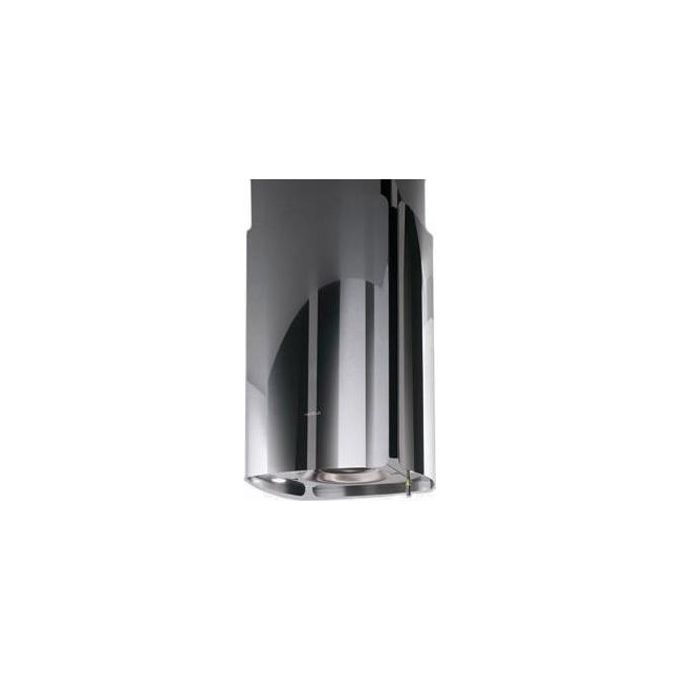 Elica CHROME EDS IX-A-46 - Cappa a isola aspirante 46 cm, 290 m³-h, 50 dB, Controllo Magic Wand, 3 velocita', Sistema EDS3 per aspirazione silenziosa, Filtro antigrasso in alluminio, Illuminazione alogena 2x20 W, Acciaio