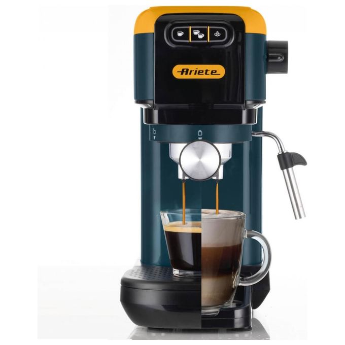 Ariete 1399 Macchina da caffe' espresso Mango Yellow Per polvere e cialde ESE 1300 W Capacita' 1.1 Litri 15 bar di pressione