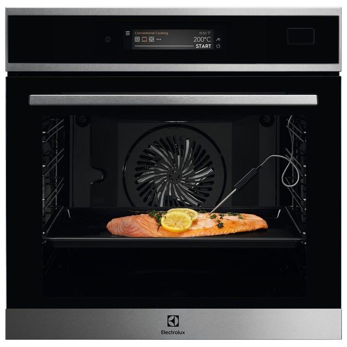 Electrolux serie 800 EOB9S21WX Forno a vapore SteamBoost da incasso 70 Litri Classe A++ 21 funzioni Wi-Fi 60 cm Termosonda 2 programmi di pulizia Nero-Acciaio Inox Antimpronta