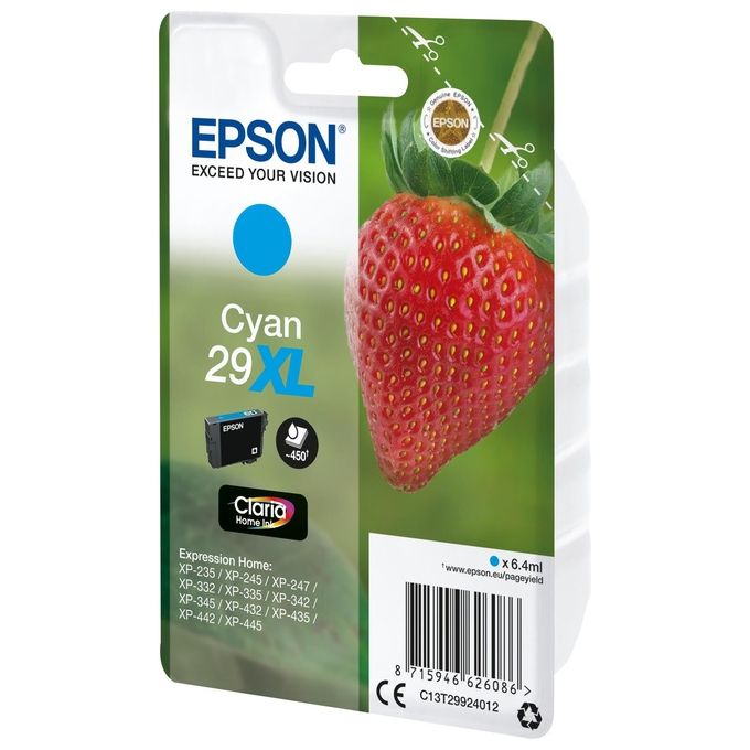 Epson Cartuccia Ciano Fragola T29xl
