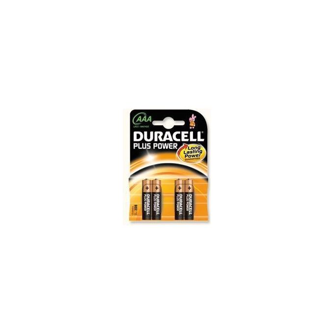 Duracell Batteria ministilo Aaa Pluspower Blister 4 Mn2400