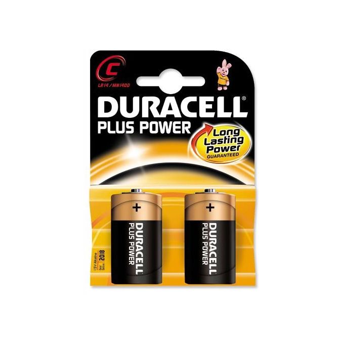 Duracell Batteria mezzatorcia Plus Power Blister 2 Mn1400