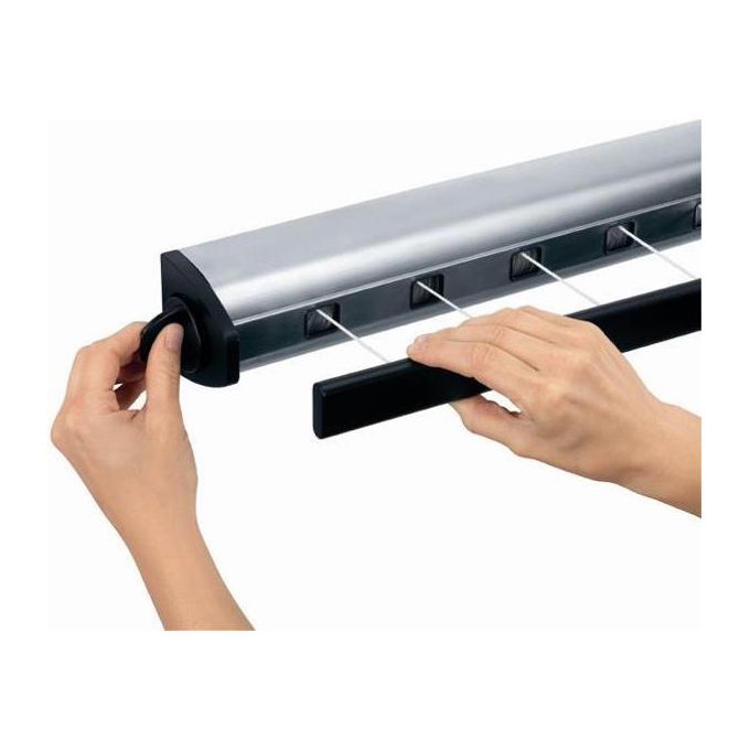 Brabantia Filo Stendibiancheria 22mt Acciaio Opaco per un Asciugatura Efficiente e Space Saver