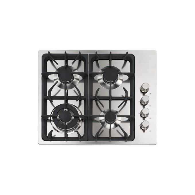 Foster 7053 062 Professionale Piano Cottura a Gas 3 Zone Griglie in ghisa 60 cm Inox Spazzolato