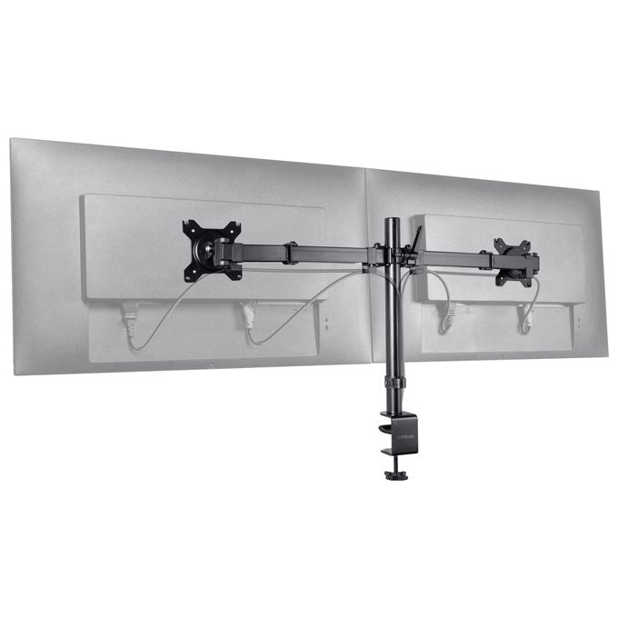 Trust GXT 1120 Mara Dual Monitor Arm Supporto per Doppio Monitor fino a 32