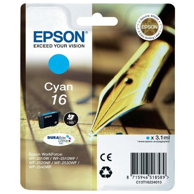 Epson Cartuccia Ink Penna Cruciverba 16 Ciano
