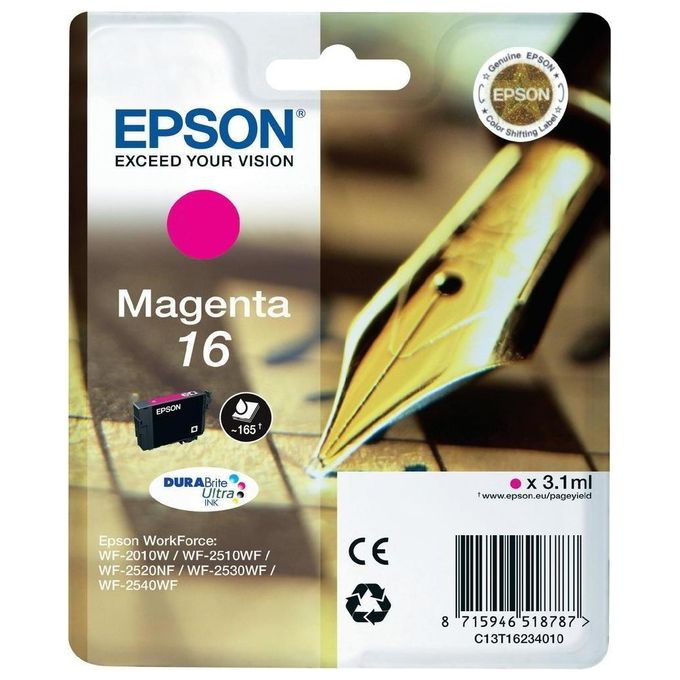Epson Cartuccia Magenta 16 Penna Cruciverba