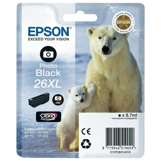 Epson Cartuccia nerofoto Xl Orsopolare