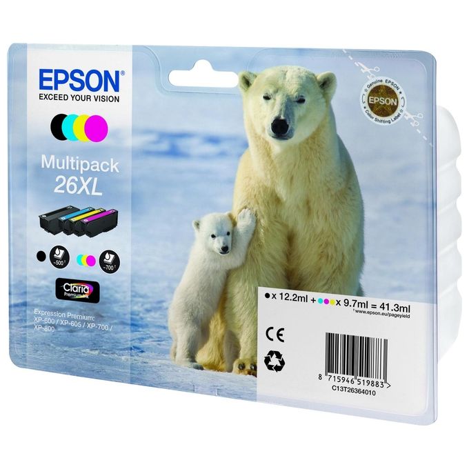 Epson Multipack 26xl 4pz Orso Polare