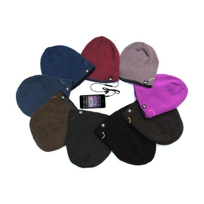 Hi-Head Cappellino Musicale Sportivo con Speaker e Jack 3.5 Nero