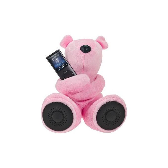 Hi-Friends Peluche con Speaker Hi-George Light Pink